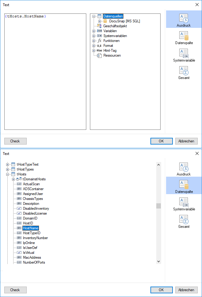 Docusnap-Berichte-Designer-Text-Editr-Daten Docusnap-Berichte-Designer-Text-Editr-Daten