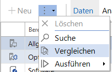 Docusnap Datenexplorer Datenvergleich