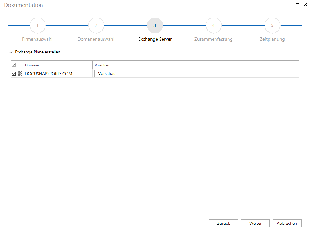Docusnap Dokumentation Exchange Server Docusnap Dokumentation Exchange Server