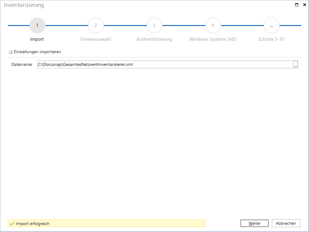 Docusnap Inventarisierung Import Docusnap Inventarisierung Import