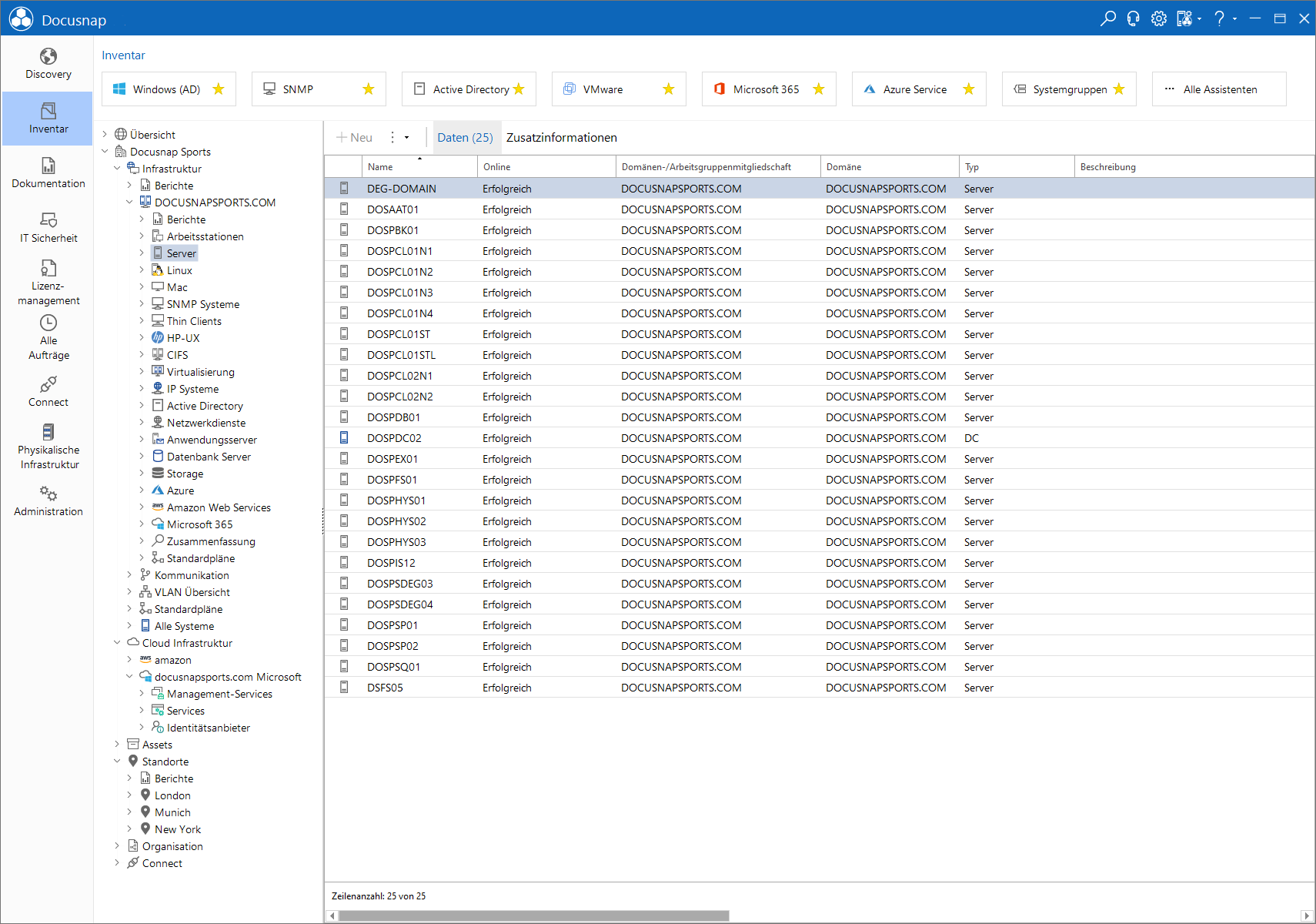 Docusnap Datenexplorer Daten Docusnap Datenexplorer Daten