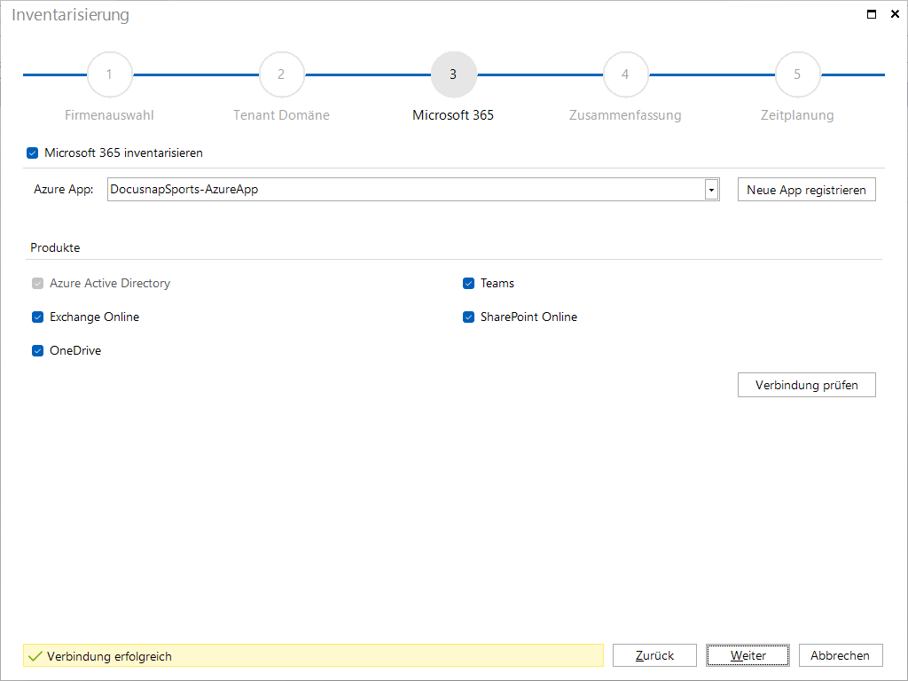 Microsoft 365 Inventarisierung Microsoft 365 Inventarisierung
