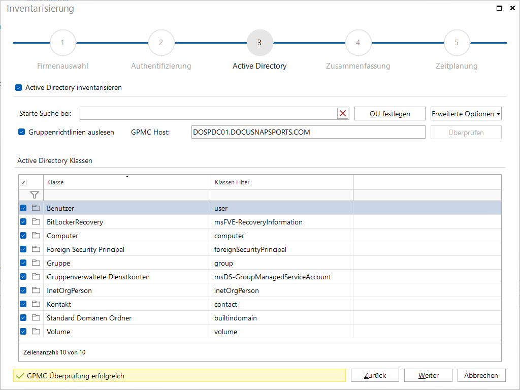 Docusnap Inventarisierung Active Directory Docusnap Inventarisierung Active Directory