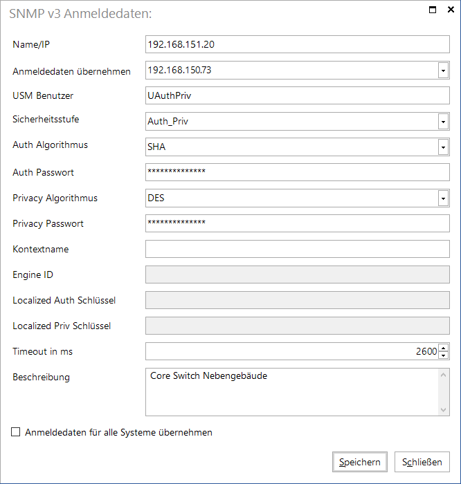Docusnap Inventarisierung SNMP V3 Systeme Informationen Docusnap Inventarisierung SNMP V3 Systeme Informationen