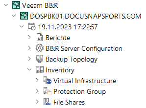 Docusnap Inventarisierung Veeam Baum Inventory Docusnap Inventarisierung Veeam Baum Inventory