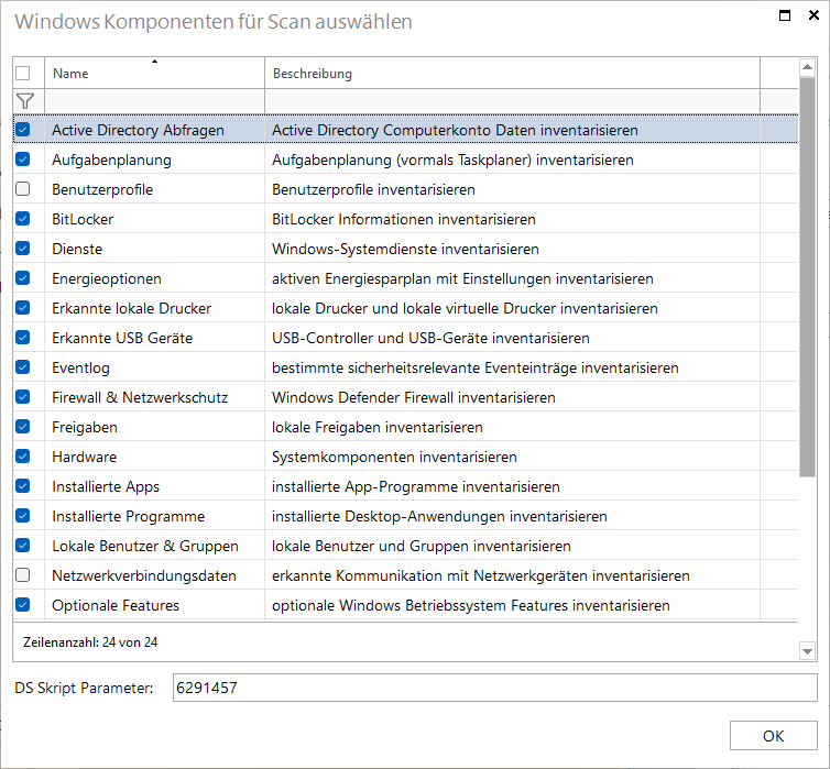 Docusnap Skript Windows Komponenten Docusnap Skript Windows Komponenten