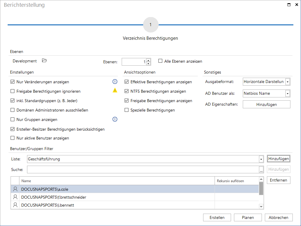 Docusnap Berechtigungsanalyse Berechtigungen Berichte Assistent Docusnap Berechtigungsanalyse Berechtigungen Berichte Assistent