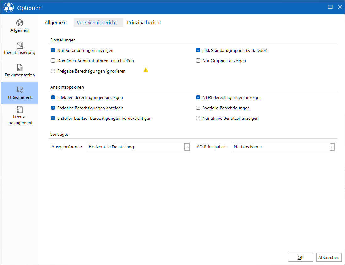 Docusnap Konfiguration Berechtigungsanalyse Verzeichnisbericht Docusnap Konfiguration Berechtigungsanalyse Verzeichnisbericht