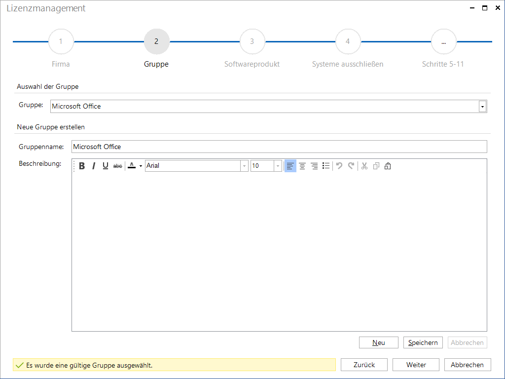 Docusnap Lizenzmanagement Gruppe