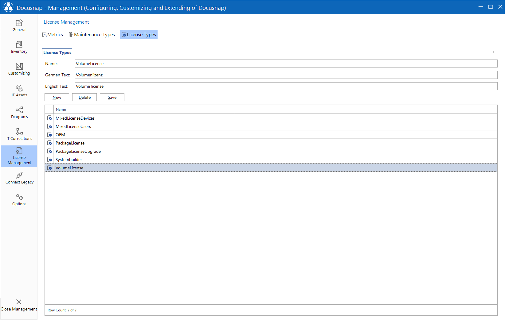 Docusnap Management License Management License Types Docusnap Management License Management License Types