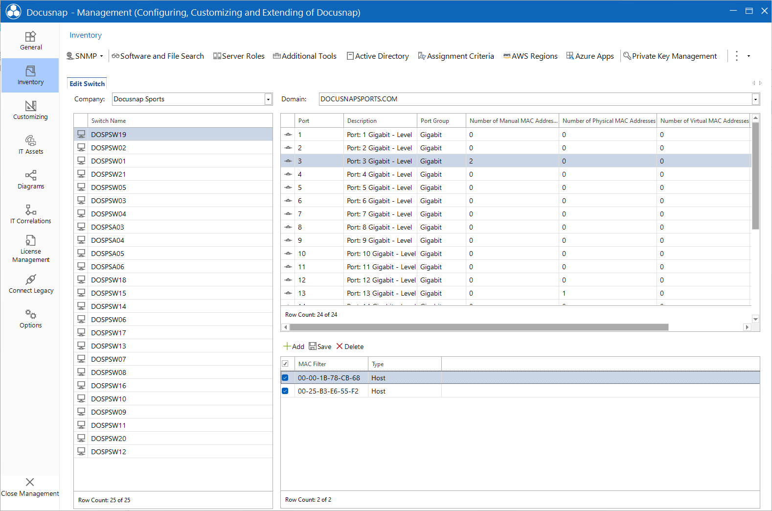 Docusnap Management Inventory Edit Switch Docusnap Management Inventory Edit Switch