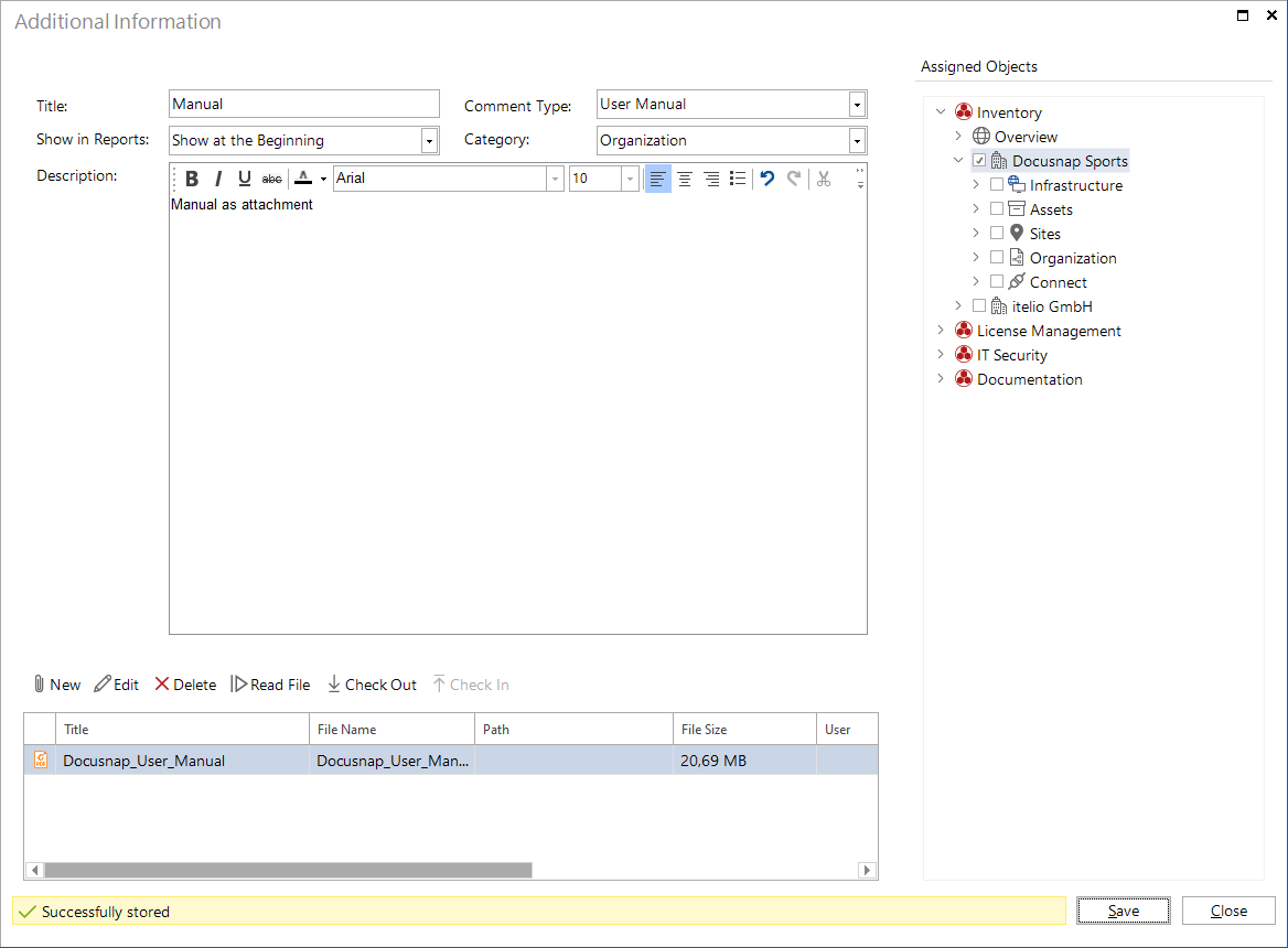 Docusnap-AdditionalInformation-Dialog Docusnap-AdditionalInformation-Dialog
