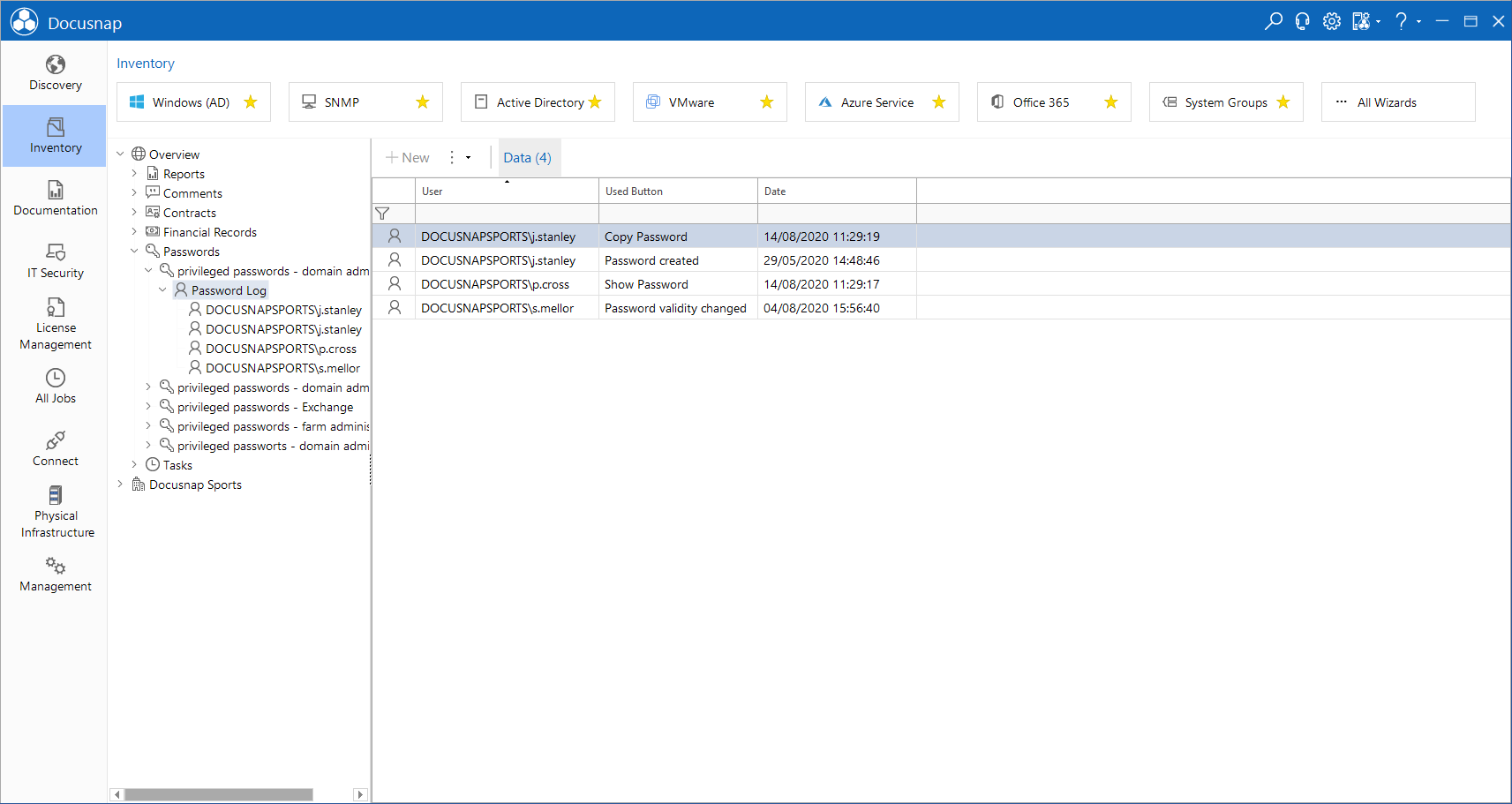 Docusnap-Organization-Password-Log Docusnap-Organization-Password-Log