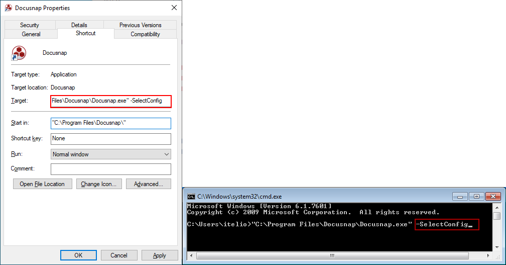 Docusnap-ConfigurationFile-Start Docusnap-ConfigurationFile-Start