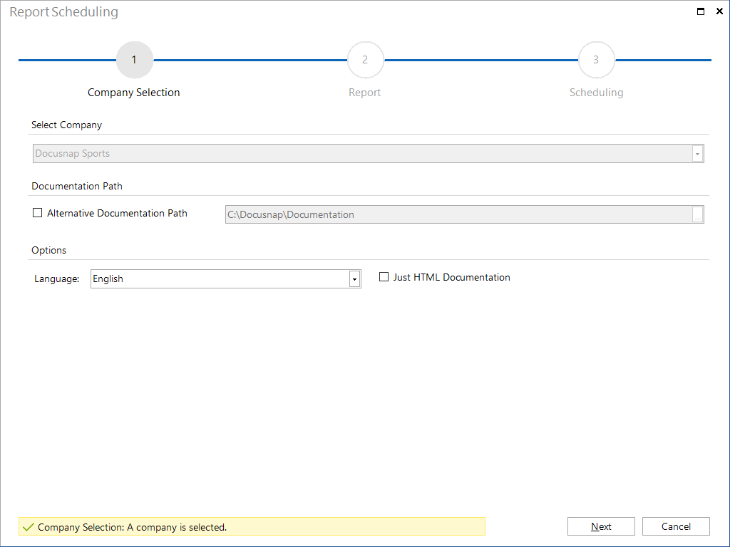 Docusnap-Report-Automation-Company-Selection Docusnap-Report-Automation-Company-Selection