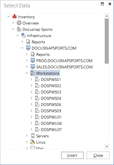 Docusnap-IT-Concepts-Select-Data Docusnap-IT-Concepts-Select-Data