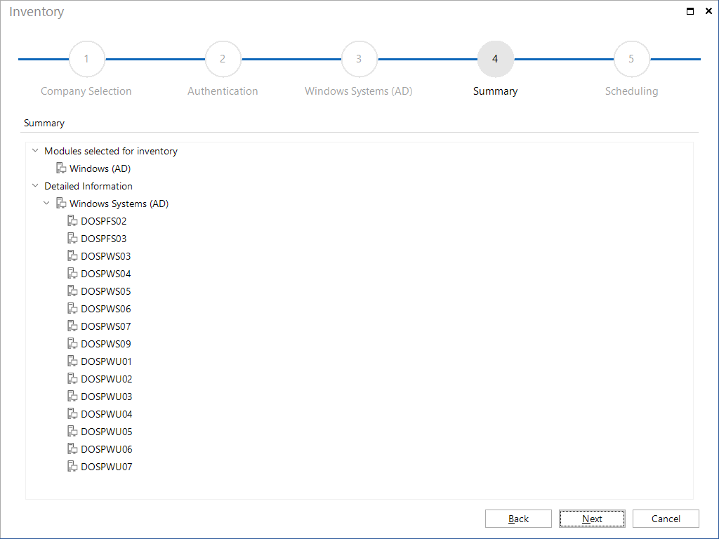 Docusnap Active Directory Comparison Summary Docusnap Active Directory Comparison Summary