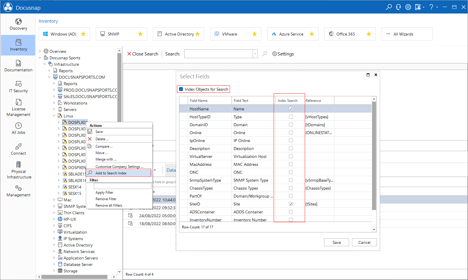 Docusnap-Enterprise-Search-Index-Context-Menu