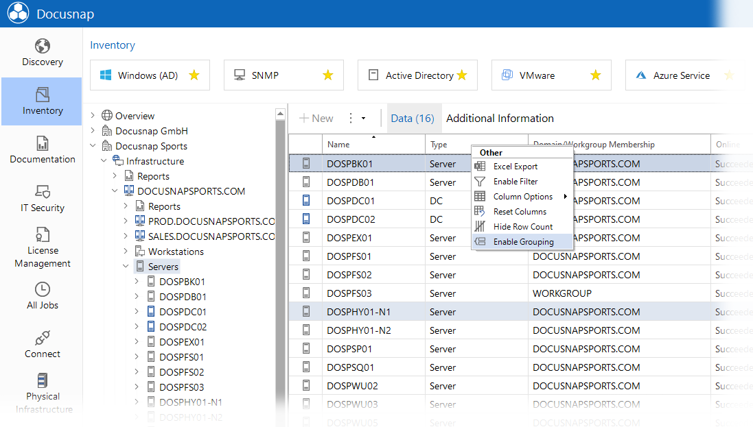 Docusnap-Enable-Grouping