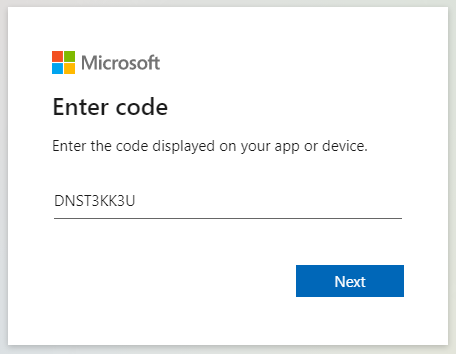 Docusnap Azure App Enter Device Code Docusnap Azure App Enter Device Code