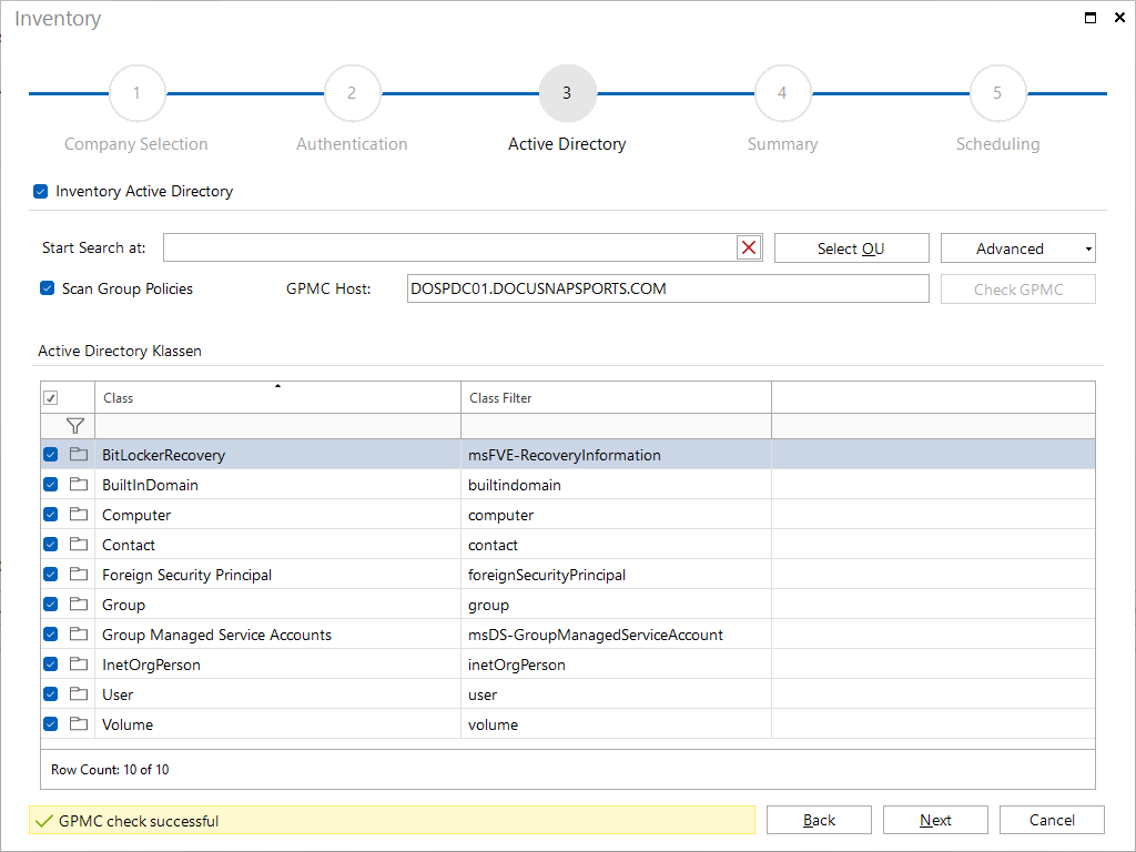 Docusnap Inventory Active Directory Docusnap Inventory Active Directory