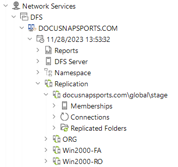 Docusnap Inventory DFS Tree Replication Docusnap Inventory DFS Tree Replication