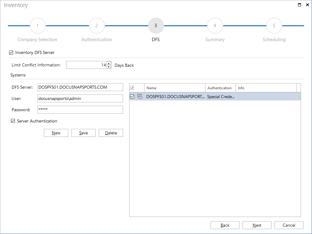 Docusnap Inventory DFS Docusnap Inventory DFS