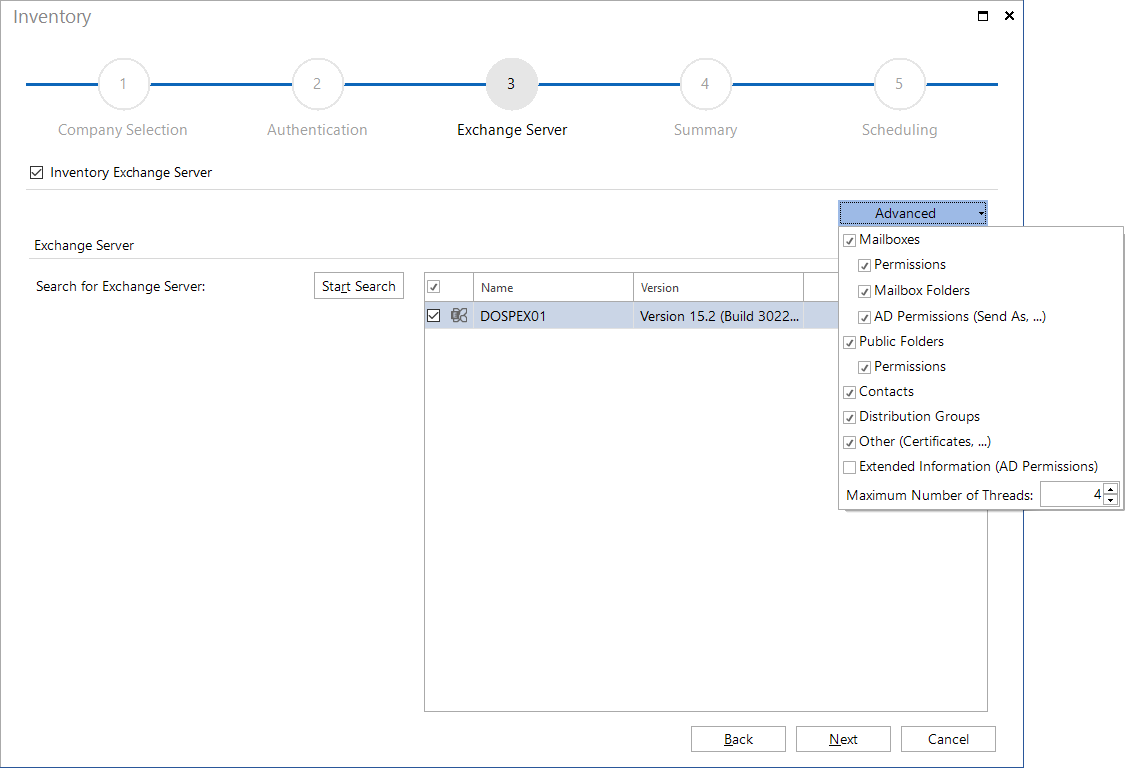Docusnap Inventory Exchange Server Docusnap Inventory Exchange Server