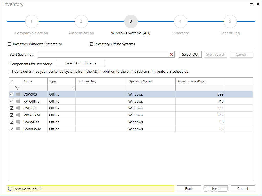 Docusnap Inventory Offline Systems Docusnap Inventory Offline Systems