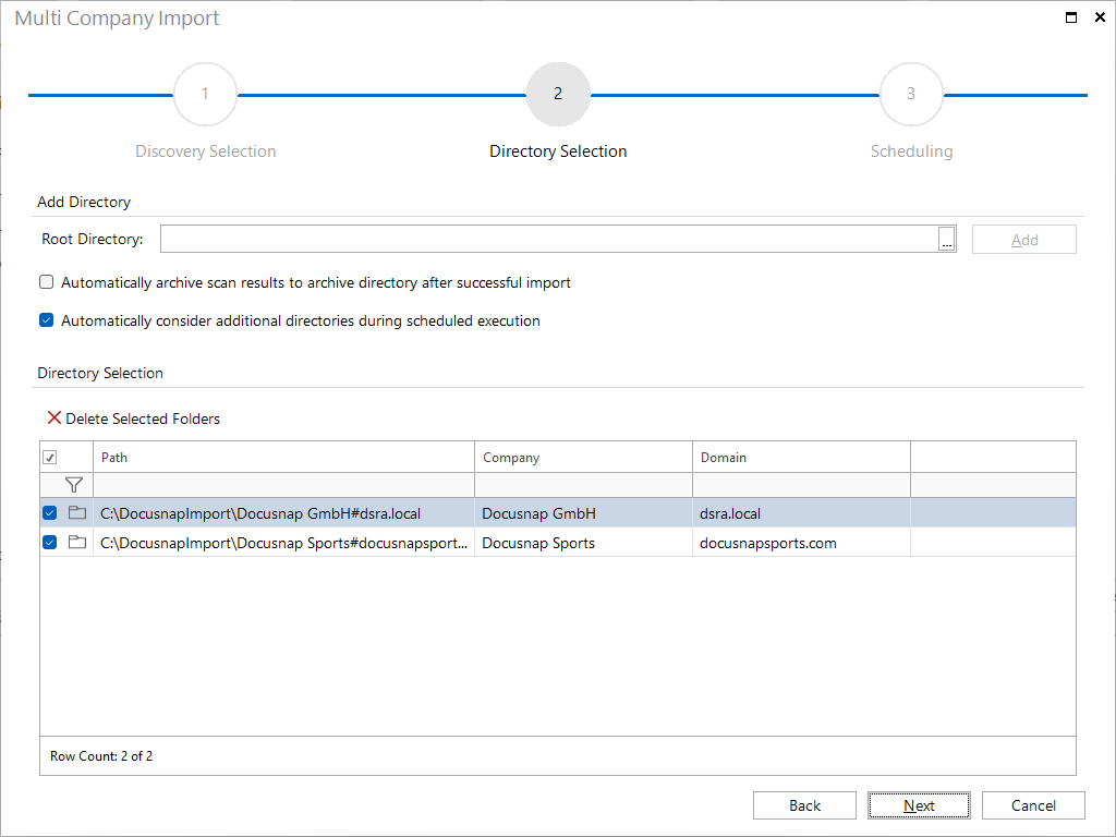 Docusnap Multi Company Import Wizard Docusnap Multi Company Import Wizard