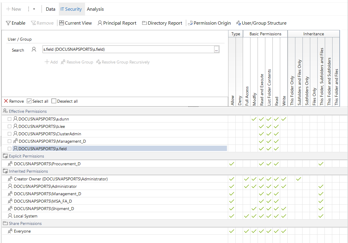 Docusnap-Permission-Analysis-Effective-Permissions-Current-Overview