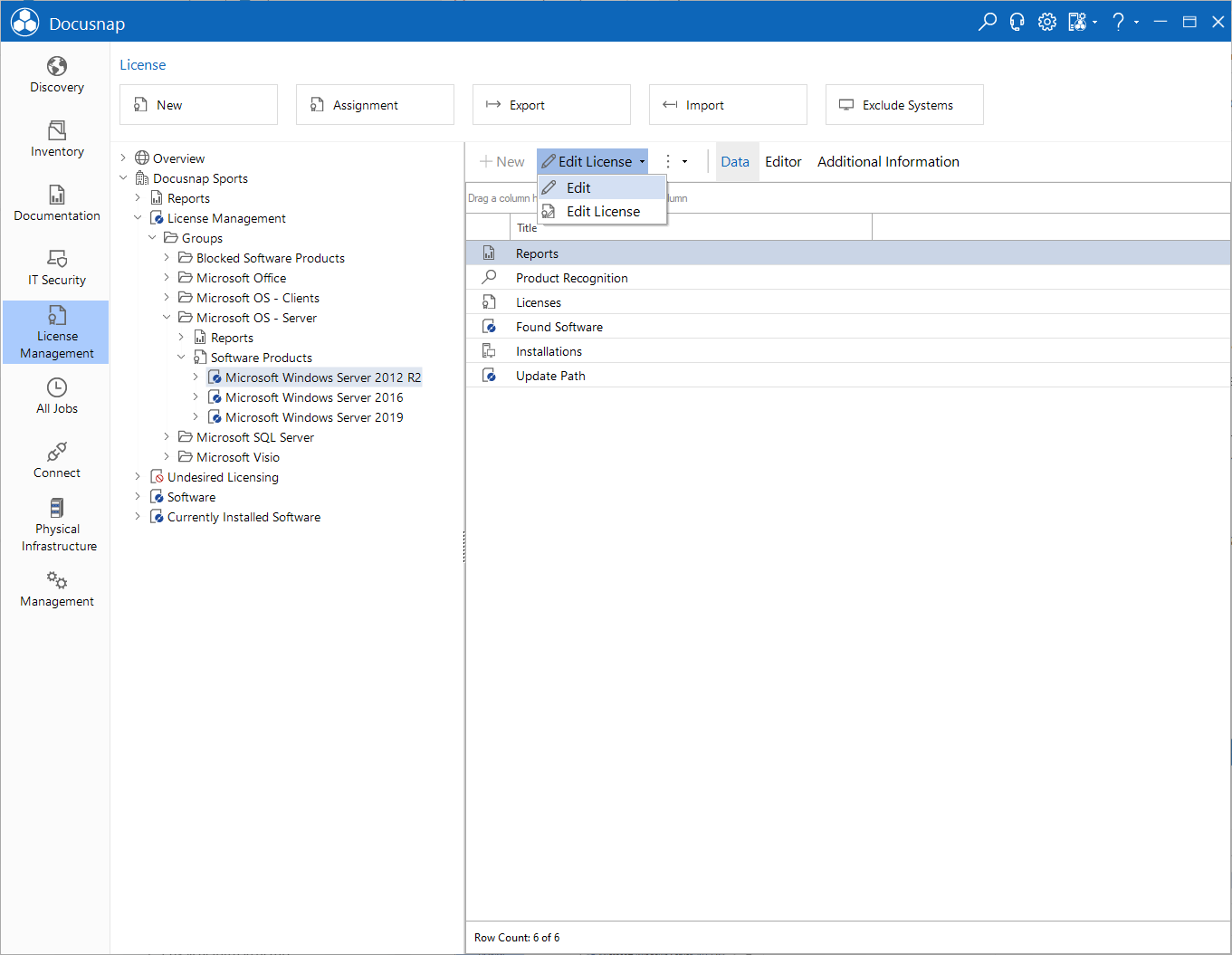 Docusnap-License-Management-Edit-Software-Product Docusnap-License-Management-Edit-Software-Product
