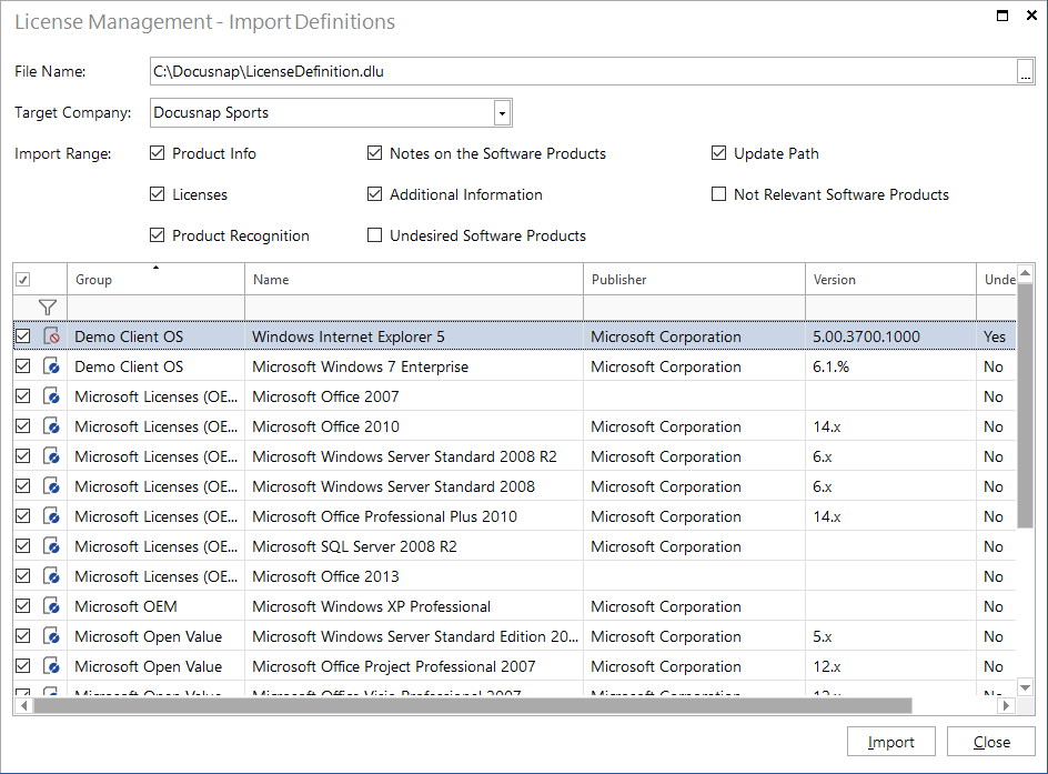 Docusnap-License-Management-Import-Definition Docusnap-License-Management-Import-Definition