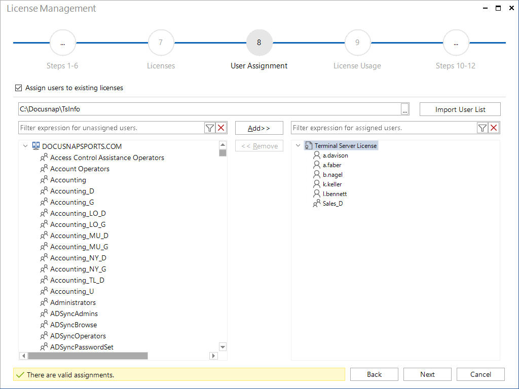 Docusnap-License-Management-User-Assigned-Import-User-List Docusnap-License-Management-User-Assigned-Import-User-List