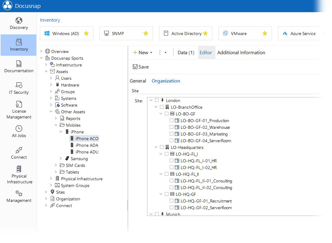 Docusnap-Sites-Assignment-ITAssets Docusnap-Sites-Assignment-ITAssets